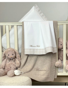 BLUMARINE BABY COMPLETO LENZUOLA CULLA 3 PEZZI IN...
