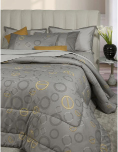 BORBONESE TRAPUNTA MATRIMONIALE 270 X 270 CM IN RASO -... 2