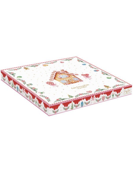 EASY LIFE PIATTO TORTA NATALIZIO 32 CM - SWEET CHRISTMAS