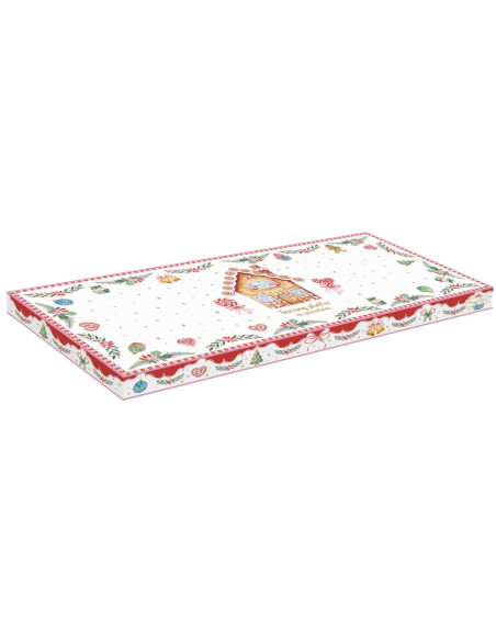 EASY LIFE PIATTO DA PORTATA NATALIZIO 36 X 16 CM - SWEET CHRISTMAS