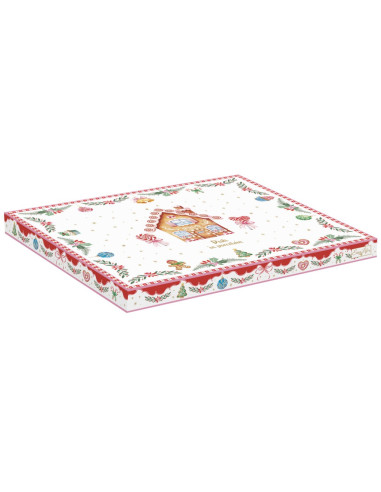 EASY LIFE PIATTINO DOLCE NATALIZIO 21 X 25.5 CM...