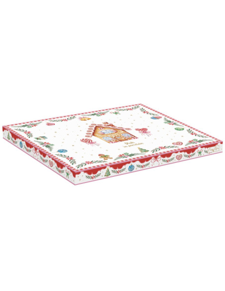 EASY LIFE PIATTINO DOLCE NATALIZIO 21 X 25.5 CM - SWEET CHRISTMAS