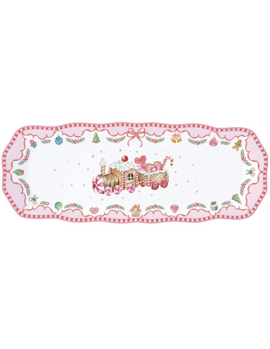 EASY LIFE PIATTO PORTATA NATALIZIO 37 X 14 CM -...