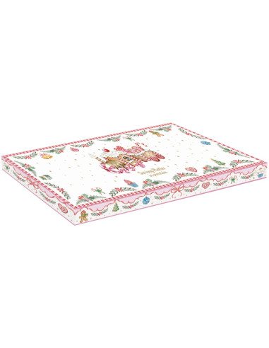 EASY LIFE PIATTO PORTATA NATALIZIO 37 X 14 CM -...