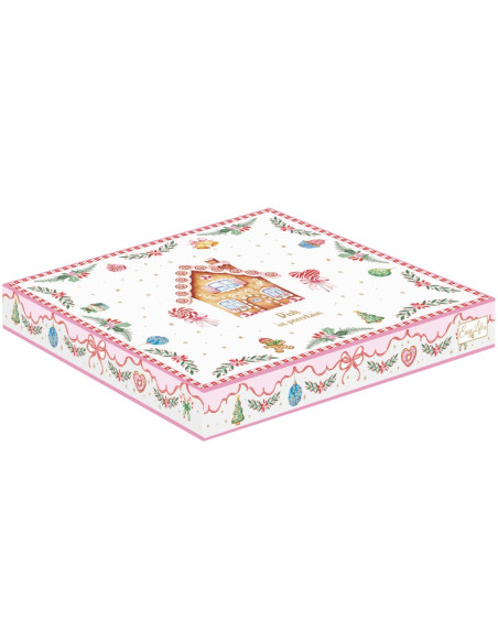 EASY LIFE PIATTINO DOLCE NATALIZIO 22.5 CM - SWEET CHRISTMAS