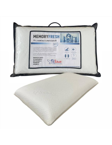 PILLOVE GUANCIALE IN MEMORY 50 X 80 CM - FRESH