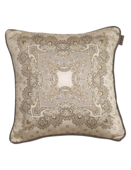 ETRO TRAPUNTA MATRIMONIALE IN RASO CON 2 CUSCINI ARREDO - ZAHIR