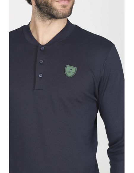 JULIPET PIGIAMA UOMO SERAFINO MANICA LUNGA E PANTALONE LUNGO COTONE MODAL - NASSAU