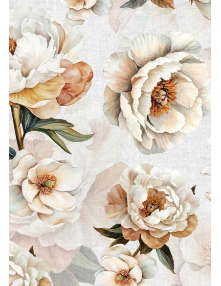 ANNAMARIA TOVAGLIA DA 12 POSTI 150 X 270 CM IN COTONE - FLOWERS