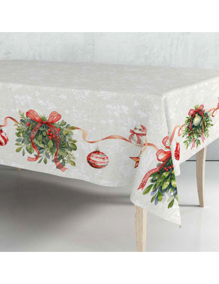 ANNAMARIA TOVAGLIA NATALIZIA RETTANGOLARE IN COTONE - VISCHIO