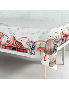 ANNAMARIA TOVAGLIA NATALIZIA RETTANGOLARE IN COTONE - CIRCUS