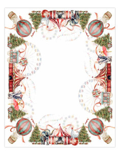 ANNAMARIA TOVAGLIA NATALIZIA RETTANGOLARE IN COTONE - CIRCUS 2