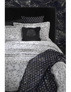 PHILIPP PLEIN COMPLETO LENZUOLA MATRIMONIALE IN RASO -...