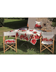 EMILY COPRITAVOLO RETTANGOLARE IN GOBELIN - POPPY 2