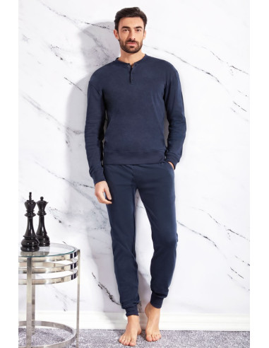 QBO PIGIAMA UOMO SERAFINO MANICA LUNGA E...