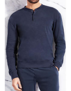 QBO PIGIAMA UOMO SERAFINO MANICA LUNGA E PANTALONE LUNGO... 2