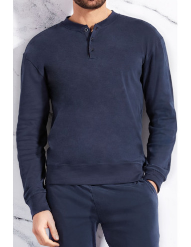 QBO PIGIAMA UOMO SERAFINO MANICA LUNGA E...