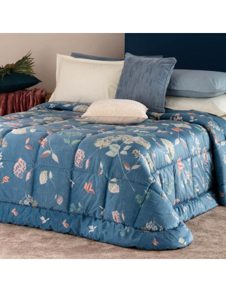 RIVIERA TRAPUNTA MATRIMONIALE 260 X 270 CM IN VELLUTO - IKEBANA