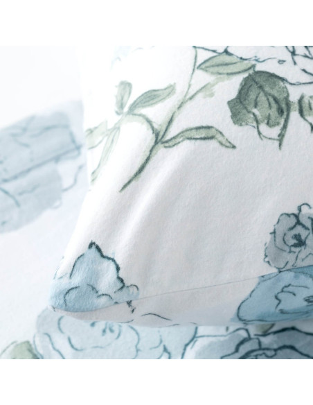 RIVIERA COMPLETO LENZUOLA MATRIMONIALE IN CALDO COTONE - HERMOSA