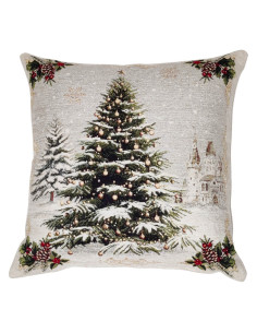 EMILY CUSCINO ARREDO NATALIZO 45 X 45 CM - CRISTAL