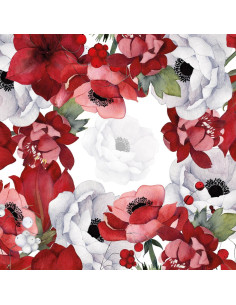 NAPKING COPRITAVOLA 110 X 110 CM IN LINO - ANEMONI