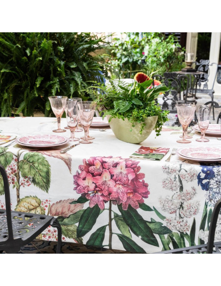 NAPKING TOVAGLIA RETTANGOLARE STAMPATA 100% LINO - DAFNE