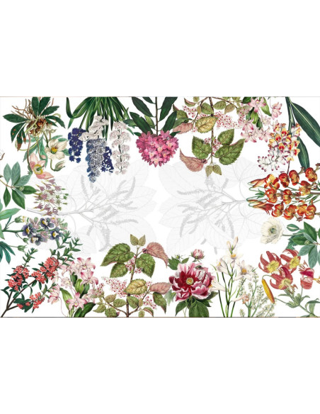 NAPKING TOVAGLIA RETTANGOLARE STAMPATA 100% LINO - DAFNE