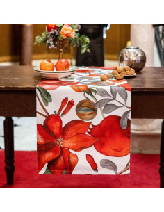 NAPKING RUNNER 50 X 150 CM IN RASO - GRENADE