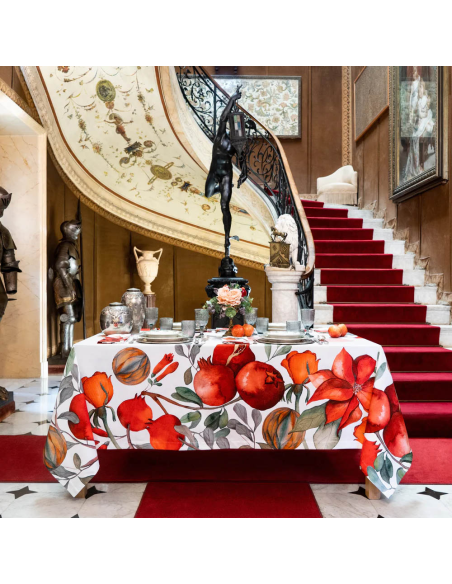 NAPKING TOVAGLIA RETTANGOLARE STAMPATA IN RASO - GRENADE