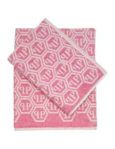 PHILIPP PLEIN SET 2 ASCIUGAMANI IN SPUGNA DI COTONE -... 2