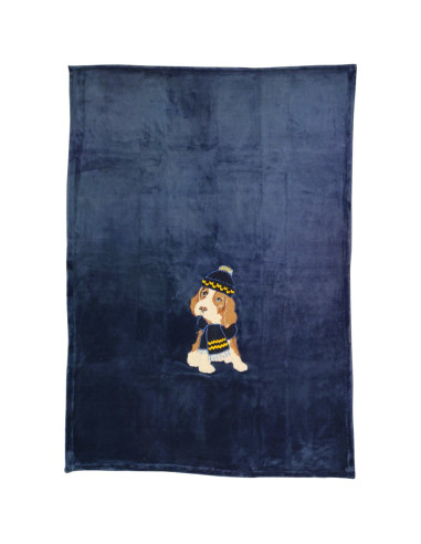 DEA PLAID 130 X 190 CM IN PILE CON APPLICAZIONE...