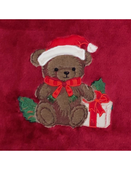 DEA PLAID 130 X 190 CM IN PILE CON APPLICAZIONE RICAMATA - YELLOWSTONE