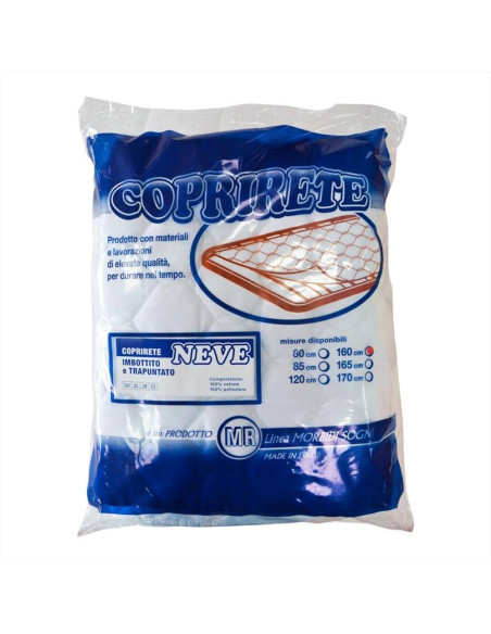 MANIFATTURA RENATA COPRIRETE TRAPUNTATO A CAPPUCCIO - NEVE