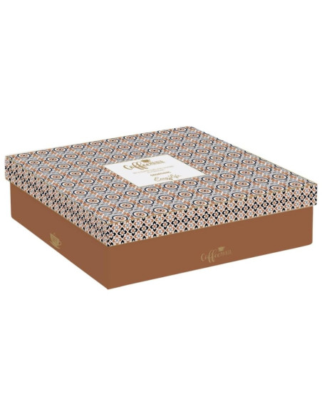 EASY LIFE SET 6 TAZZE CAFFÈ CON PIATTINO 100 ML - GEOETHNIC