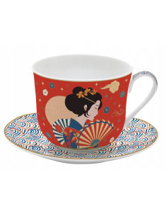 EASY LIFE TAZZA COLAZIONE CON PIATTINO 40 CL - TOKYO