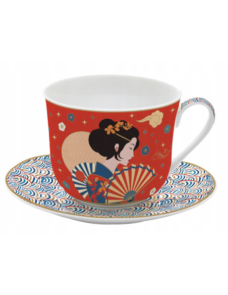 EASY LIFE TAZZA COLAZIONE CON PIATTINO 40 CL - TOKYO