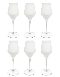 LE STELLE SET 6 CALICI VINO 31 CL - CONTESSA