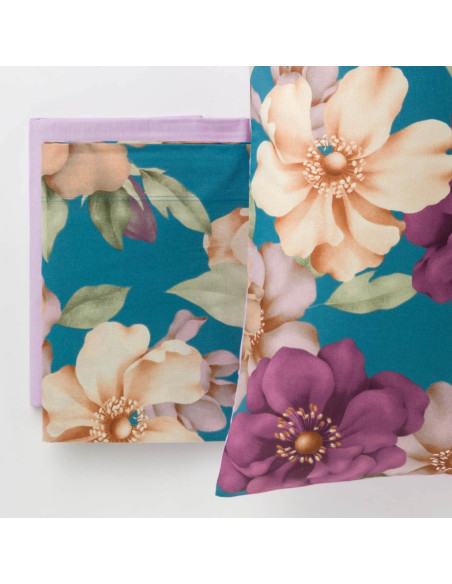 RIVIERA COMPLETO LENZUOLA MATRIMONIALE IN COTONE - HOARA