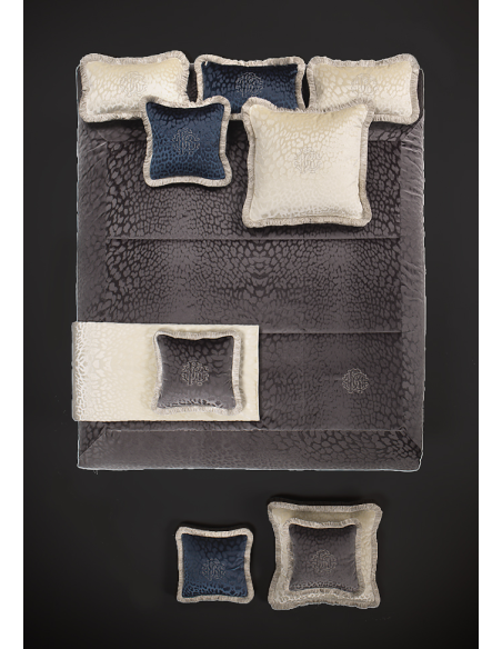 ROBERTO CAVALLI TRAPUNTA MATRIMONIALE 270X260 CM E 2 CUSCINI - MONOGRAM