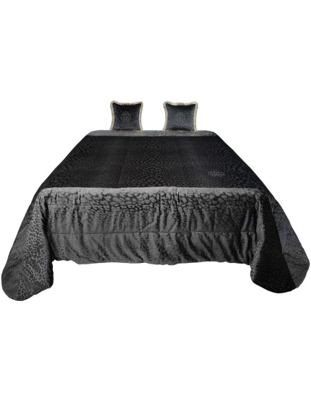 ROBERTO CAVALLI TRAPUNTA MATRIMONIALE 270X260 CM E 2 CUSCINI - MONOGRAM