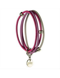 MILLEFIORI BRACCIALETTO 4 FILI IN GOMMA PROFUMATA - ICING...