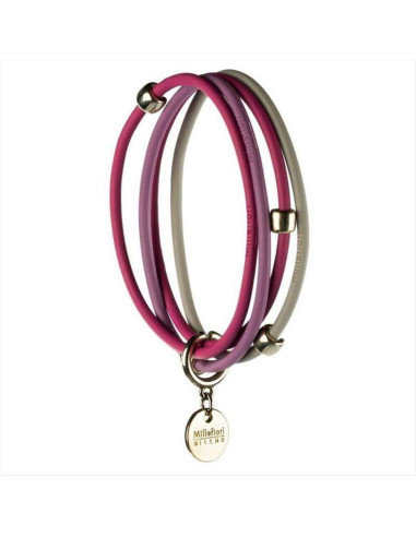 MILLEFIORI BRACCIALETTO 4 FILI IN GOMMA...