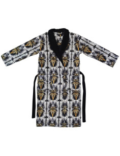 ROBERTO CAVALLI ACCAPPATOIO A SCIALLE - RAY OF GOLD