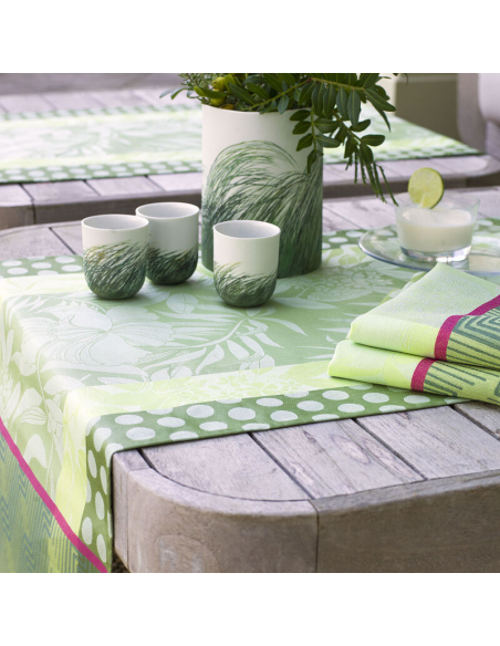 LE JACQUARD FRANCAIS RUNNER ANTIMACCHIA 50 X 150 CM IN FIANDRA - NATURE URBAINE