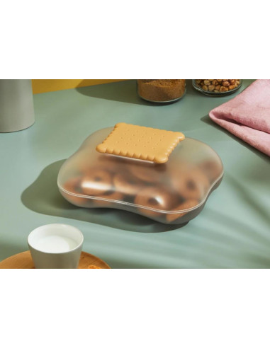 ALESSI BISCOTTIERA CON COPERCHIO BISCOTTO -...