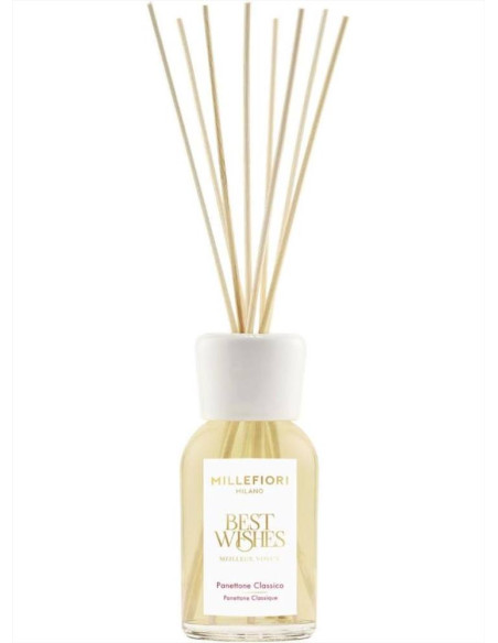 MILLEFIORI COFANETTO REGALO DIFFUSORE 100 ML + SPRAY 150 ML - PANETTONE CLASSICO