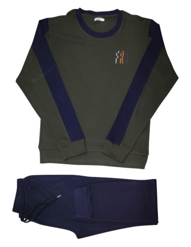 FERRUCCI PIGIAMA UOMO GIROCOLLO MANICA LUNGA E...