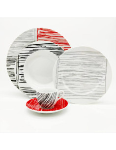 EVVIVA SERVIZIO PIATTI 25 PZ - MARCELLA