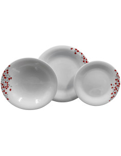 PIERRE CARDIN SERVIZIO PIATTI 49 PEZZI - LISTY