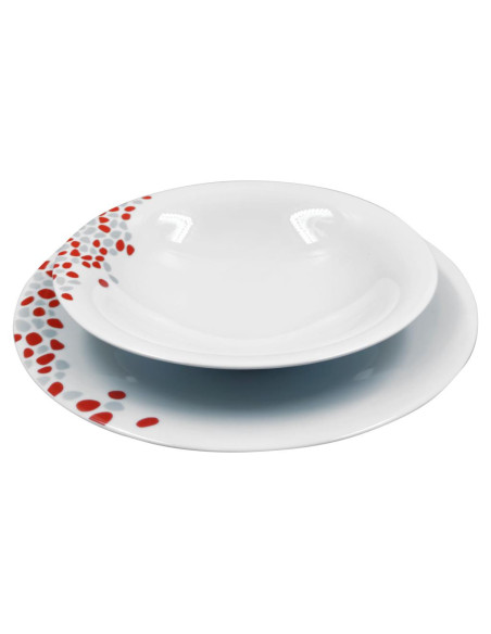 PIERRE CARDIN SERVIZIO PIATTI 49 PEZZI - LISTY